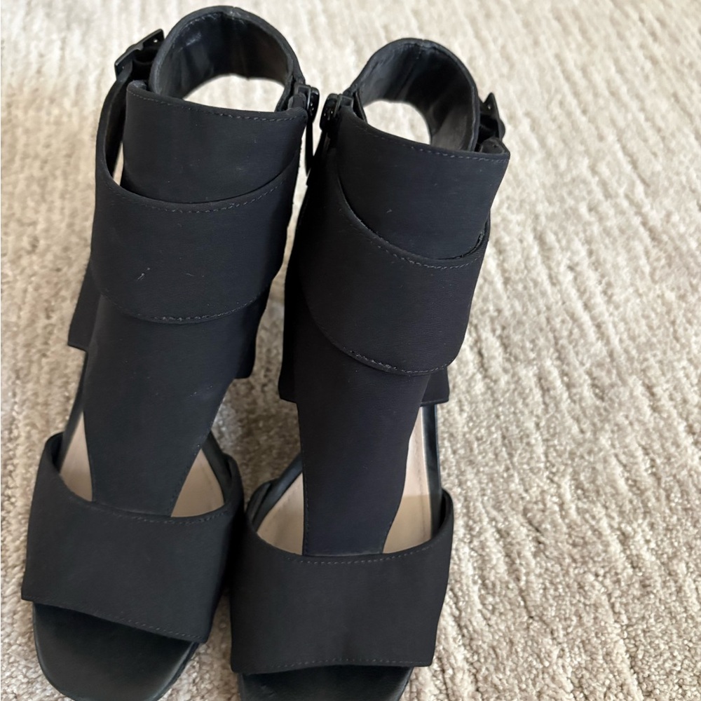Donald J. Pliner Black Heeled Sandals